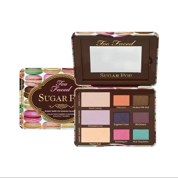 NIB Too Faced Sugar Pop Tin Eyeshadow Palette Limited Edition - Picture 2 of 3